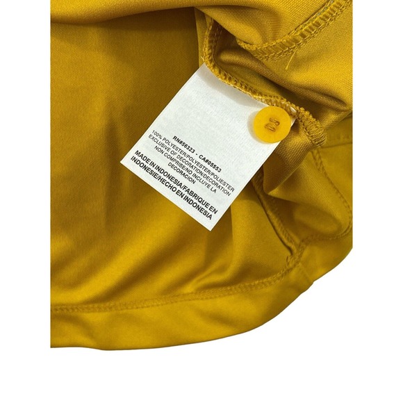 Nike Dri-Fit Men Yellow Short Sleeve Pullover Polo Sz 3XL Missouri Tigers Logo - Picture 6 of 7